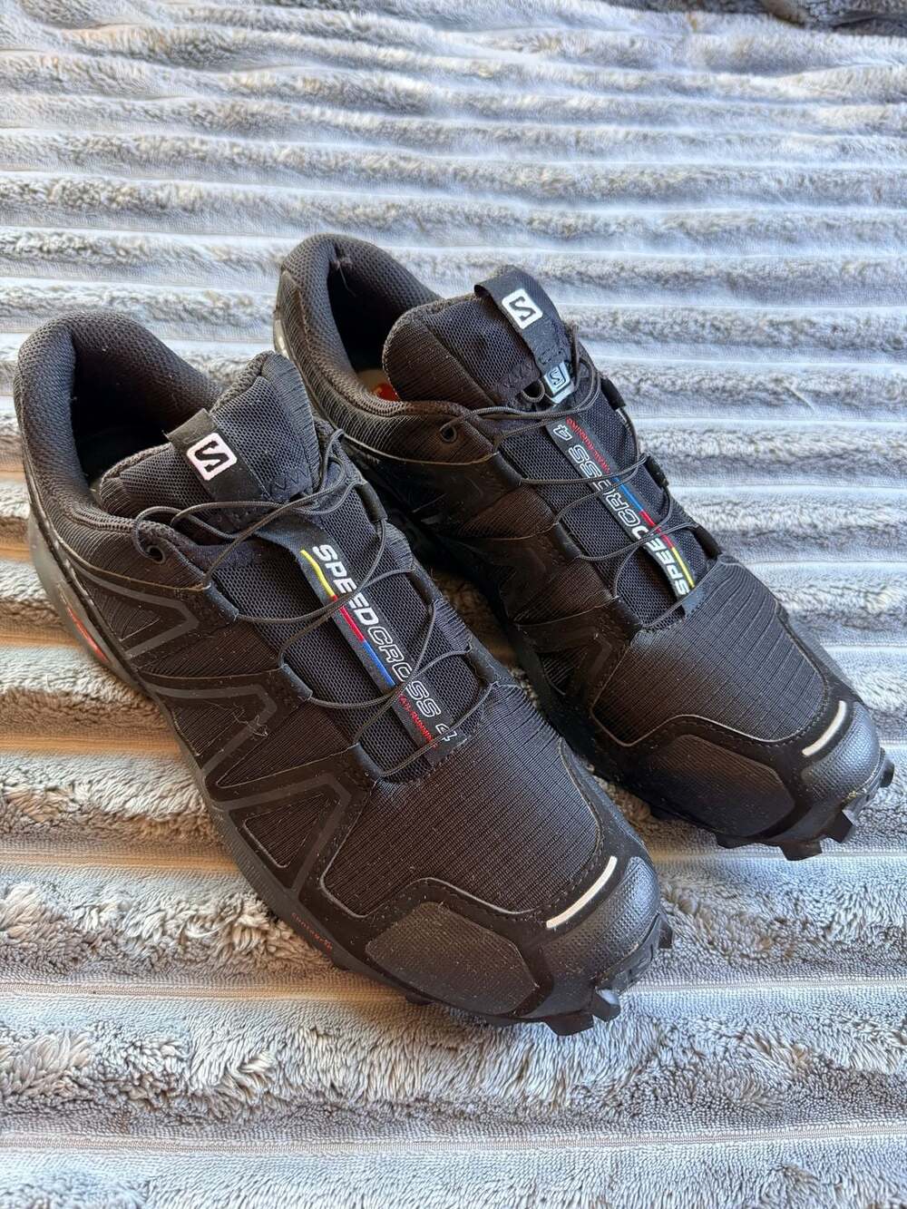 Salomon Speedcross 4 Black Trail Running Shoes Men's Size 11 US (383130)